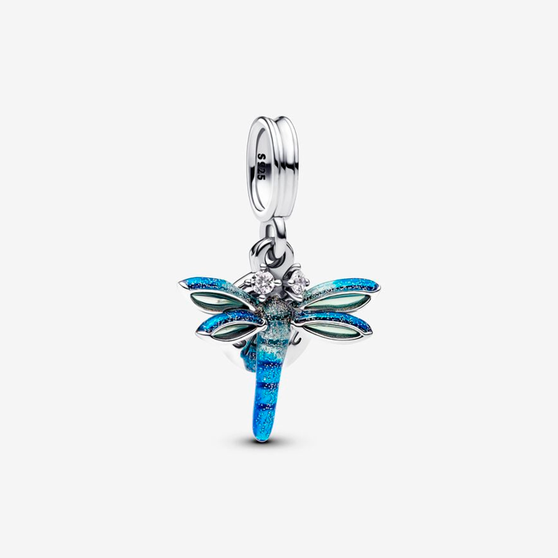 Charm Pandora Colgante Doble Libélula 793745C01 Charm Pandora Colgante Doble Libélula 793745C01