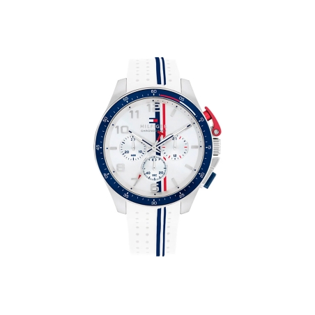 Reloj Tommy Hilfiger Hombre Cronógrafo Blanco y Azul 1792167