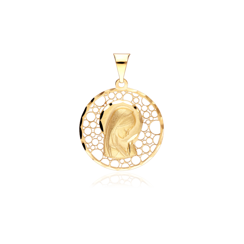 Medalla Oro 18k Virgen Niña "Angelical"