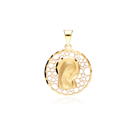 Medalla Oro 18k Virgen Niña "Angelical"