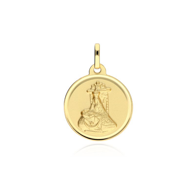 Medalla escapulario Oro 18k 18mm "Virgen de las Angustias"