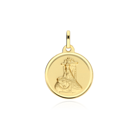 Medalla escapulario Oro 18k 18mm "Virgen de las Angustias"