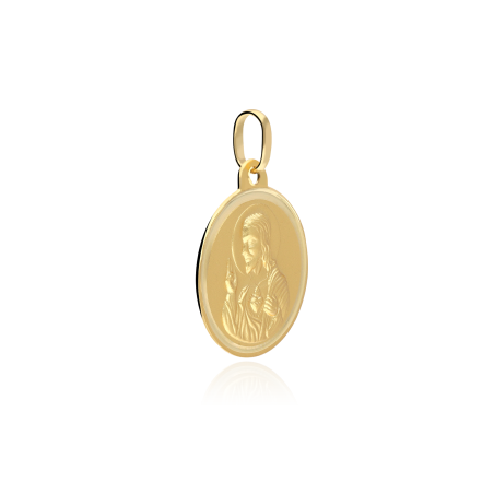 Medalla escapulario Oro 18k 18mm "Virgen de las Angustias"