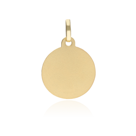 Medalla Oro 18k 20mm "Virgen de las Angustias"