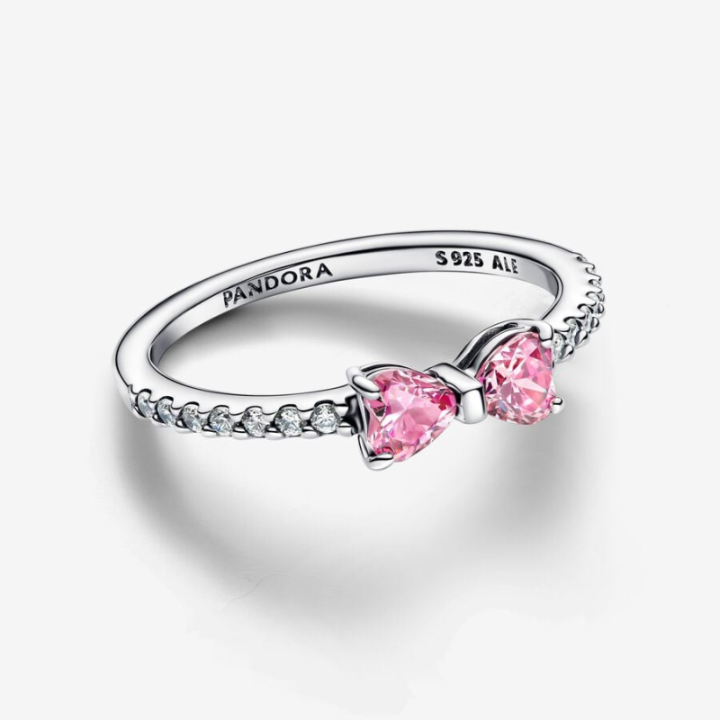 Anillo Pandora Lazo Rosa Brillante 193510C01 Anillo Pandora Lazo Rosa Brillante 193510C01