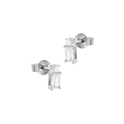 Pendientes Itemporality Plata y circonitas SEA-101-252-UU