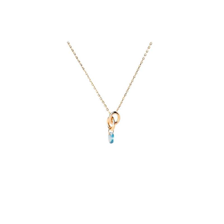 Collar PdPaola Lily Azul Circulos Entrelazados CO01-842-U
