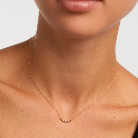 Collar PdPaola Rainbow Circonitas de Colores CO01-859-U