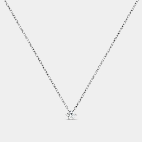 Gargantilla Itemporality Plata y circonita 4.5mm SNL-101-025-02