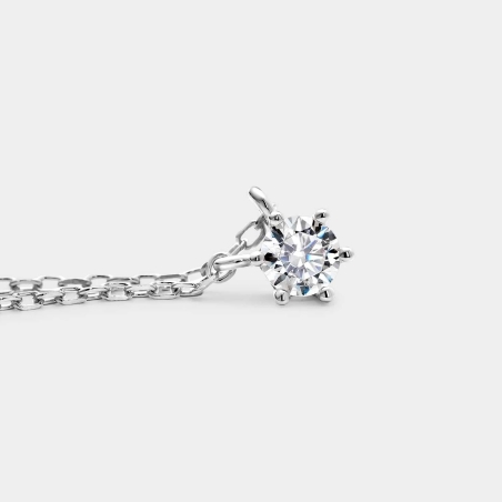 Gargantilla Itemporality Plata y circonita 4.5mm SNL-101-025-02