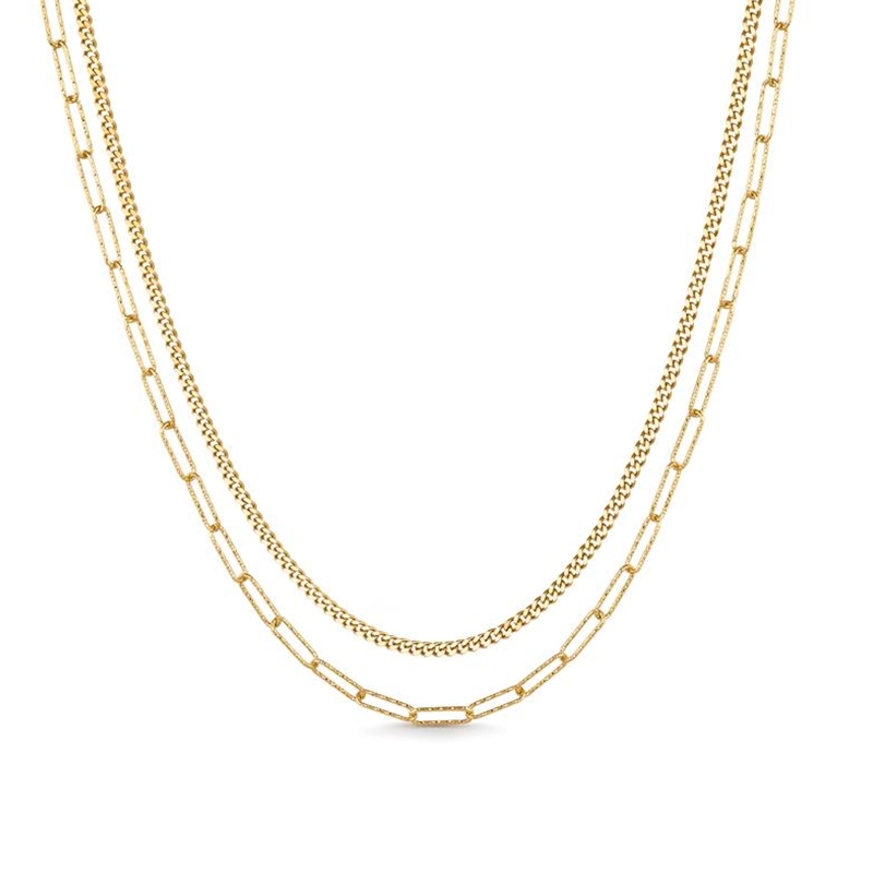 Gargantilla Itemporality Plata y circonita SNL-200-107-UU