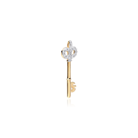 Colgante Oro 18k y circonitas "Mi llave"