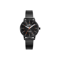 Reloj Mark Maddox Mujer Acero Negro Malla Milanesa MM1022-54