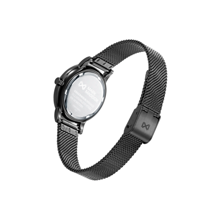 Reloj Mark Maddox Mujer Acero Negro Malla Milanesa MM1022-54