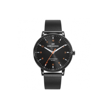 Reloj Mark Maddox Hombre Acero Negro Malla Milanesa HM1014-54