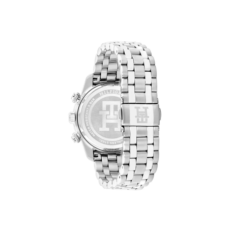 Reloj Tommy Hilfiger Hombre Cronógrafo Plateado y Azul 1792157