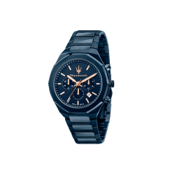 Reloj Maserati Hombre Stile Crono Esfera Azul R8873642008