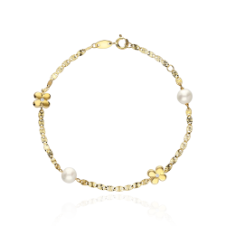 Pulsera Oro 18k y Perlas Cultivadas "Sülze"