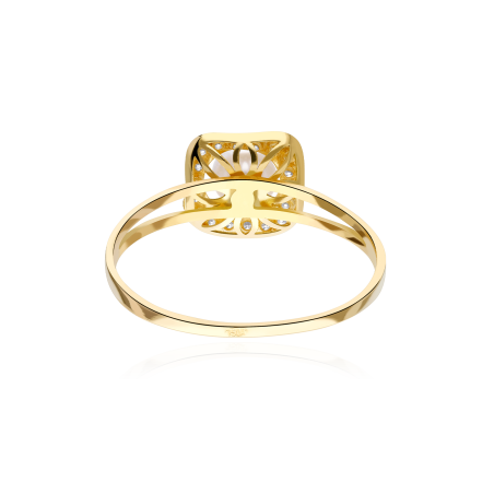 ANILLO "BUDONI" ORO 18K Y PERLA CULTIVADA