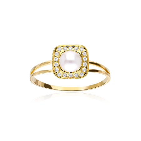 ANILLO "BUDONI" ORO 18K Y PERLA CULTIVADA