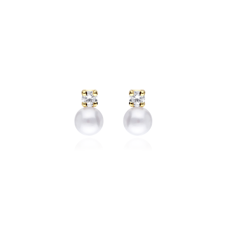 PENDIENTES "BAGNARIA" ORO 18K PERLAS CULTIVADAS