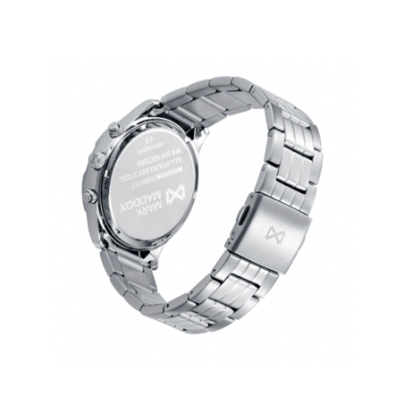 Reloj Mark Maddox Hombre Cronógrafo Acero Bisel Azul HM1017-36