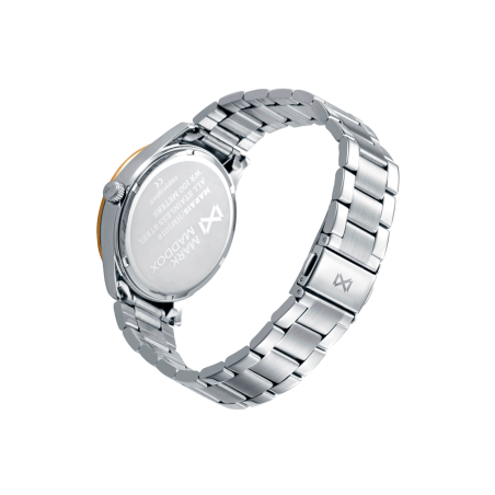 Reloj Mark Maddox Hombre Acero Bisel Dorado HM1018-63