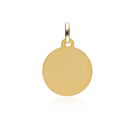 MEDALLA VIRGEN DE LOURDES 16 MM ORO 18K
