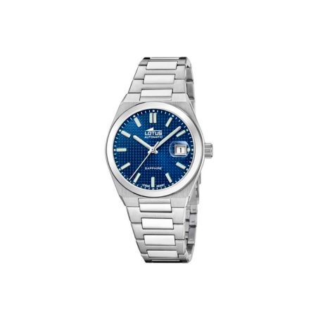 Reloj Lotus Hombre Automático  Acero Esfera Azul 18999/2