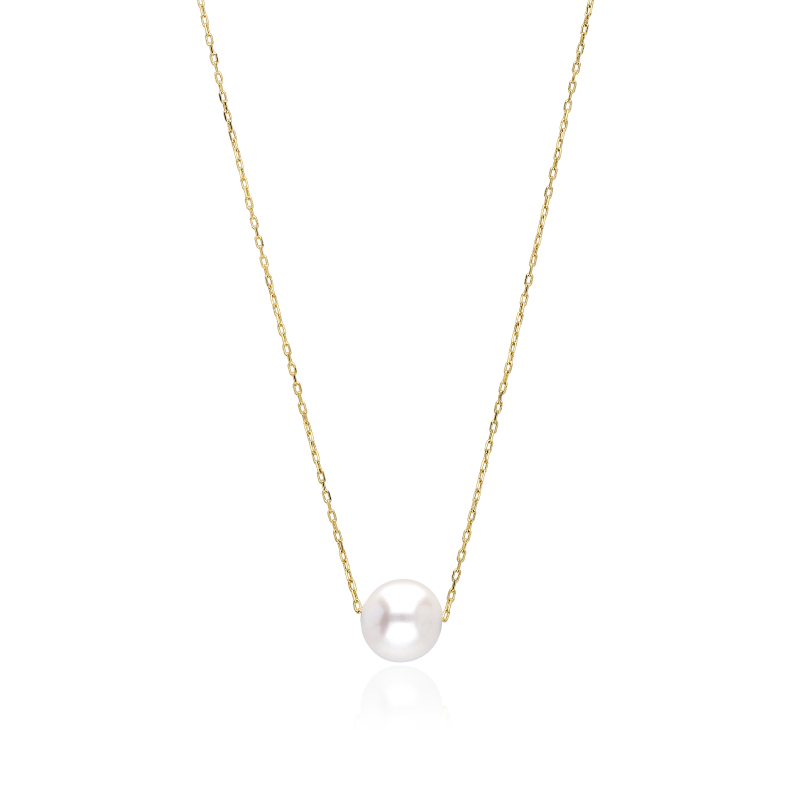Gargantilla Oro 18k y perla cultivada "Perle"