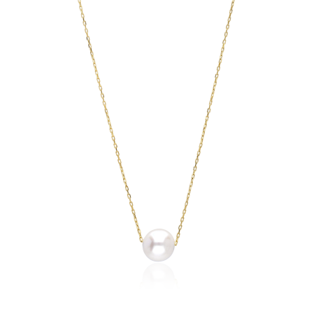 Gargantilla Oro 18k y perla cultivada "Perle"