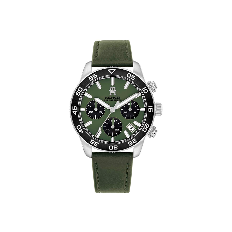 Reloj Tommy Hilfiger Hombre Chrono Esfera Verde 1792188