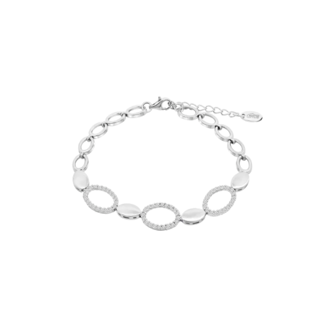 Pulsera Lotus Silver Mujer Glam Acabado Brillante LP3811-2/1