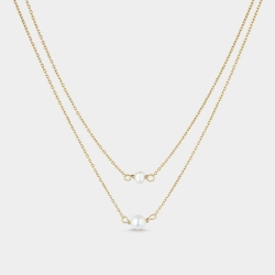 Gargantilla Itemporality Plata y perlas SNL-201-138-UU