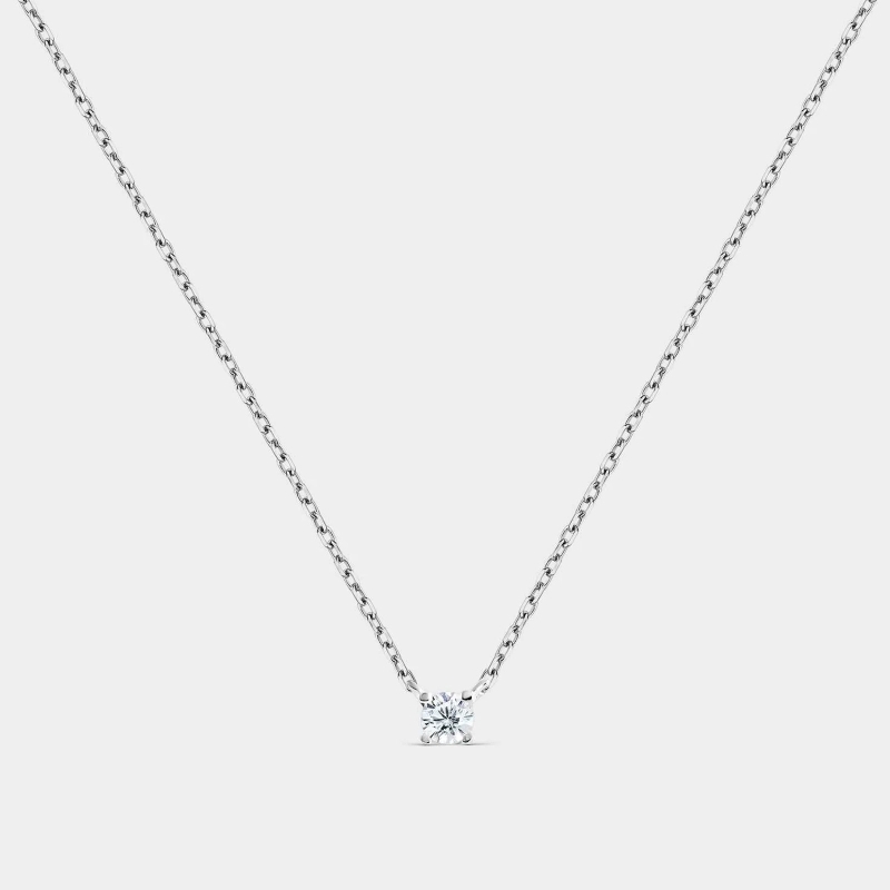 Gargantilla Itemporality Plata y circonita 4.5mm SNL-101-026-02