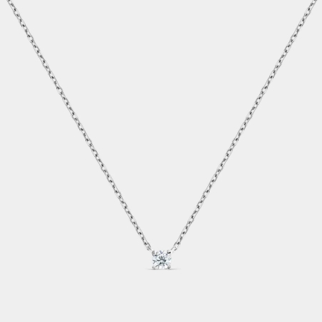 Gargantilla Itemporality Plata y circonita 4.5mm SNL-101-026-02