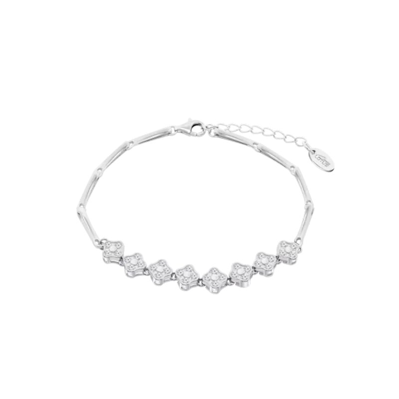 Pulsera Lotus Silver Mujer Glam Plata Acabado Brillante LP3817-2/1