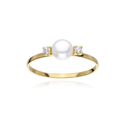 ANILLO "BAGNARIA" ORO 18K PERLA CULTIVADA