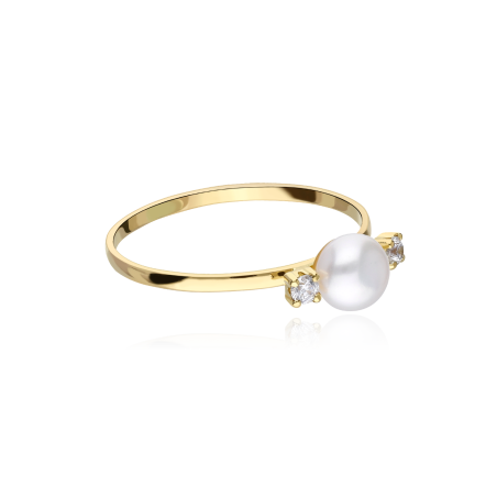 ANILLO "BAGNARIA" ORO 18K PERLA CULTIVADA
