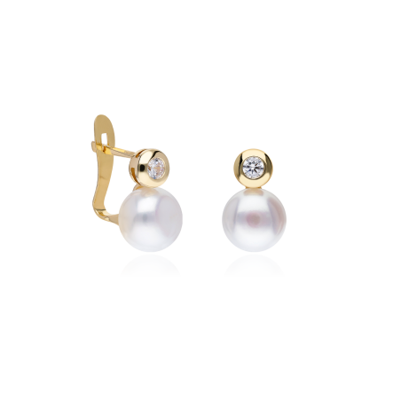PENDIENTES "CARY" ORO 18K PERLAS CULTIVADAS