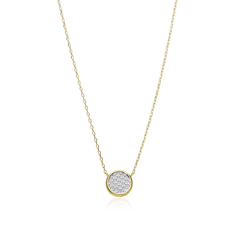 Gargantilla Oro 18k y circonitas "Cassandra"