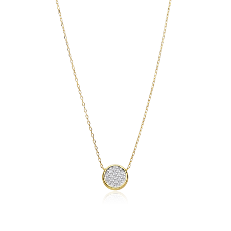 Gargantilla Oro 18k y circonitas "Cassandra"
