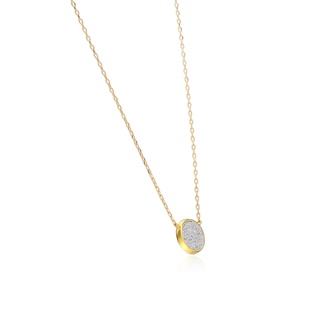 Gargantilla Oro 18k y circonitas "Cassandra"