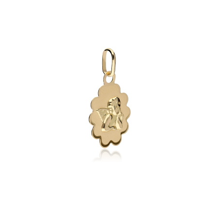 MEDALLA ORO 18K ANGEL DE LA GUARDA