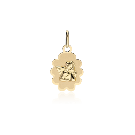 MEDALLA ORO 18K ANGEL DE LA GUARDA