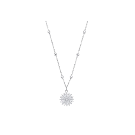 Collar Lotus Silver Mujer Plata Beyond Classics LP3827-1/1