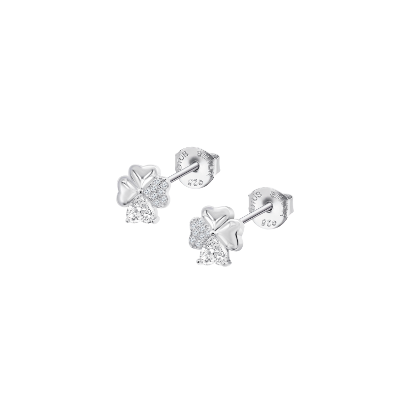 Pendientes Lotus Silver Mujer Mystic Trébol Circonitas LP3851-4/1