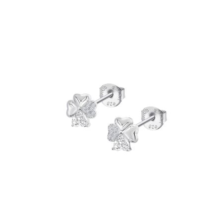Pendientes Lotus Silver Mujer Mystic Trébol Circonitas LP3851-4/1