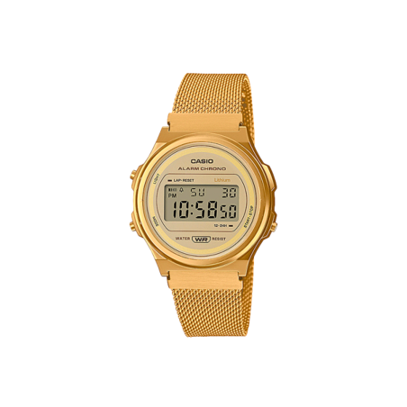Reloj Casio Vintage Unisex Acero Dorado A171WEMG-9AEF