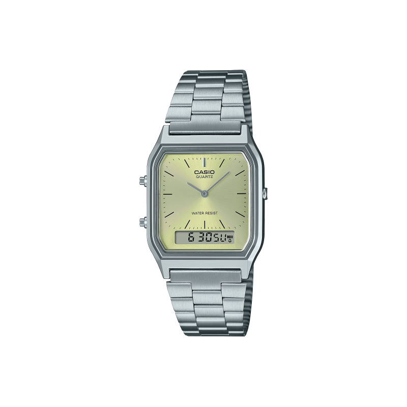 Reloj Casio Unisex Acero Edgy Collection AQ-230A-9AMQYES
